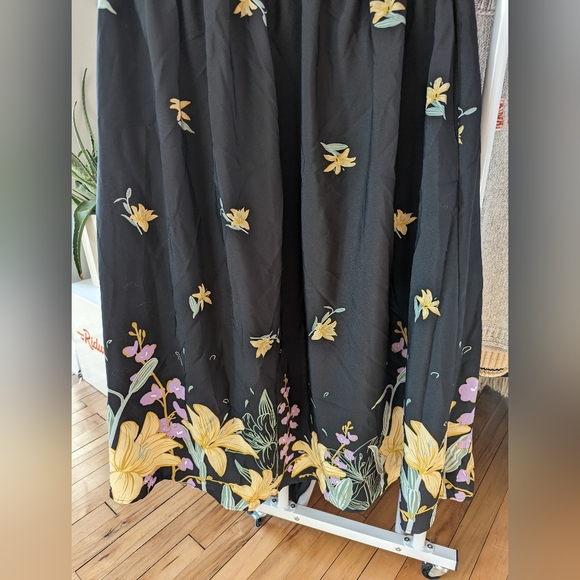 Floral maxi shorts sleeves dress - Picture 5 of 11